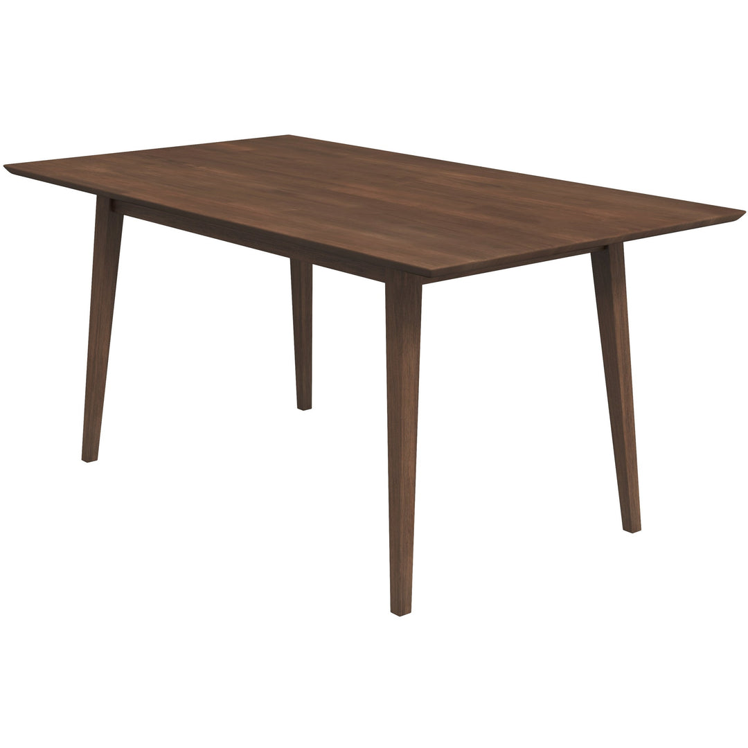 The Mary Modern Style Solid Wood Rectangular Dining Kitchen Table 63" Era and Style Inspired Home Décor 4