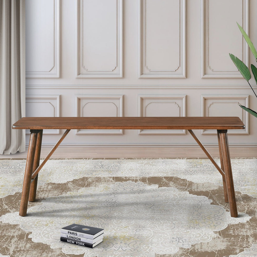 The Molly Bench (Walnut) Era and Style Inspired Home Décor 4