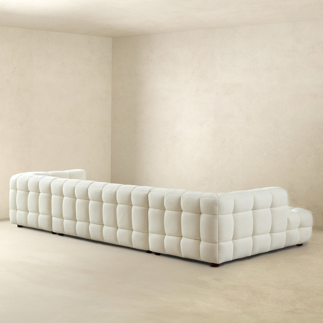 The Morrison U Shape Corner Sofa (Cream Boucle) Era and Style Inspired Home Décor 6