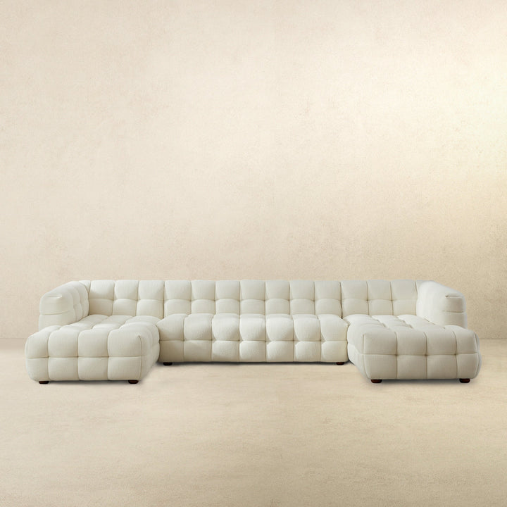 The Morrison U Shape Corner Sofa (Cream Boucle) Era and Style Inspired Home Décor 5