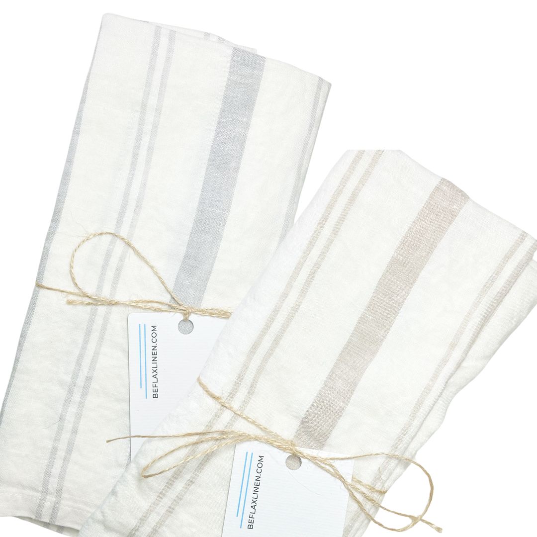 Striped Linen Napkins