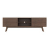 The Caroline Mid Century Modern Style Walnut TV Stand Up To 72" Era and Style Inspired Home Décor 6