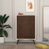 The Caroline Mid Century Modern Solid Wood White Dresser 5-Drawer Era and Style Inspired Home Décor 2