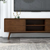 The Caroline Mid Century Modern Style Walnut TV Stand Up To 72" Era and Style Inspired Home Décor 2