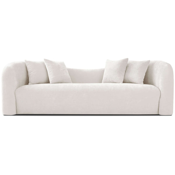 The Mason Mid Century Modern Luxury Tight Back Curvy Boucle Couch Era and Style Inspired Home Décor 2