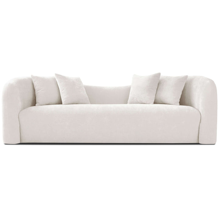 The Mason Mid Century Modern Luxury Tight Back Curvy Boucle Couch Era and Style Inspired Home Décor 2