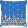 Embroidered Modern Velia Cotton Pillow