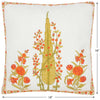 Floral Embroidered Partheni Rose Cotton Pillow