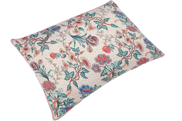 Decorative Floral Oma Elegent Silk Pillow