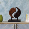 Yin Yang Handmade Wooden Sculpture by Decozen