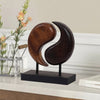 Yin Yang Handmade Wooden Sculpture by Decozen