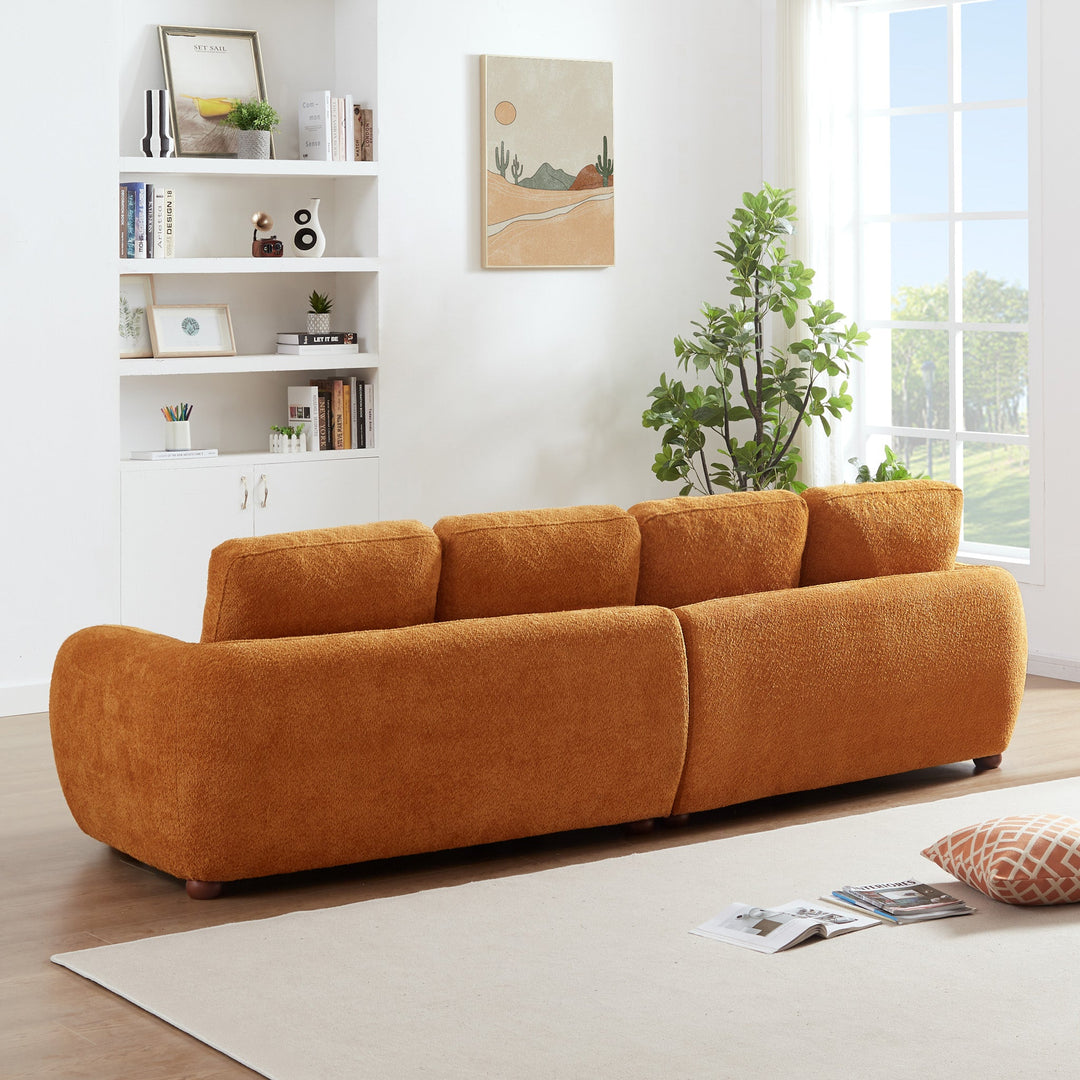 The Paton 114.5'' Boucle Fabric Sofa Era and Style Inspired Home Décor 5