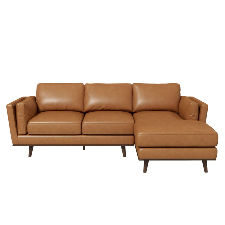 The Chase Genuine Leather Sectional Right Facing Era and Style Inspired Home Décor 1