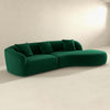 The Elijah Japandi Style Curvy Sectional Sofa 126" Era and Style Inspired Home Décor 2