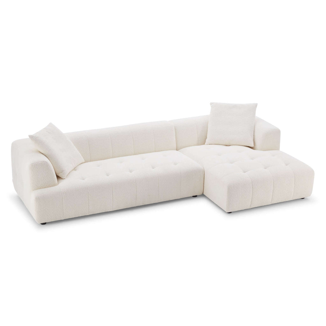 The Kaynes Boucle Sectional Sofa Era and Style Inspired Home Décor 5