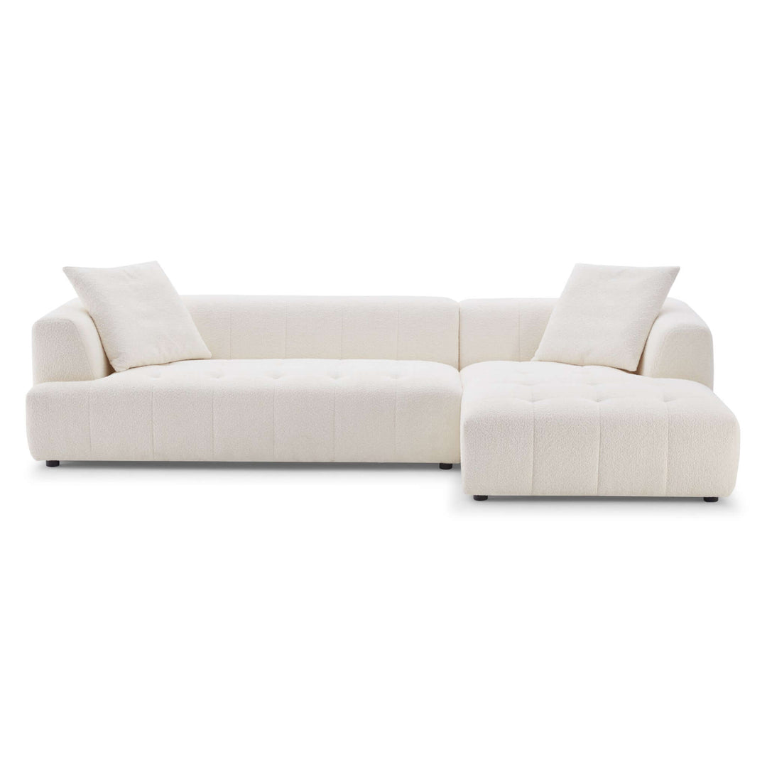 The Kaynes Boucle Sectional Sofa Era and Style Inspired Home Décor 2