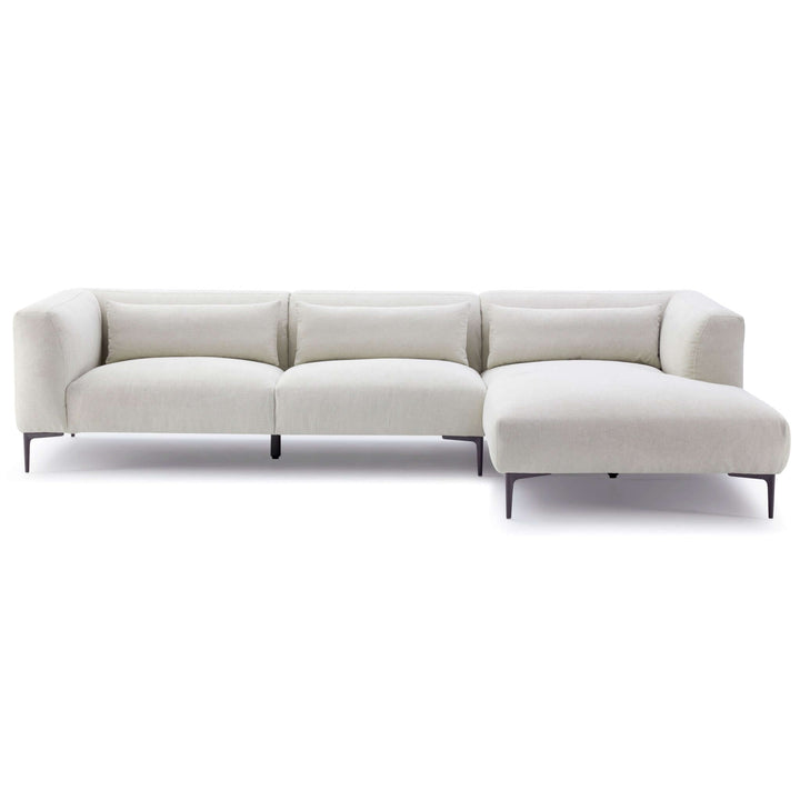 The Laley L-Shaped Sectional In Cream Era and Style Inspired Home Décor 6