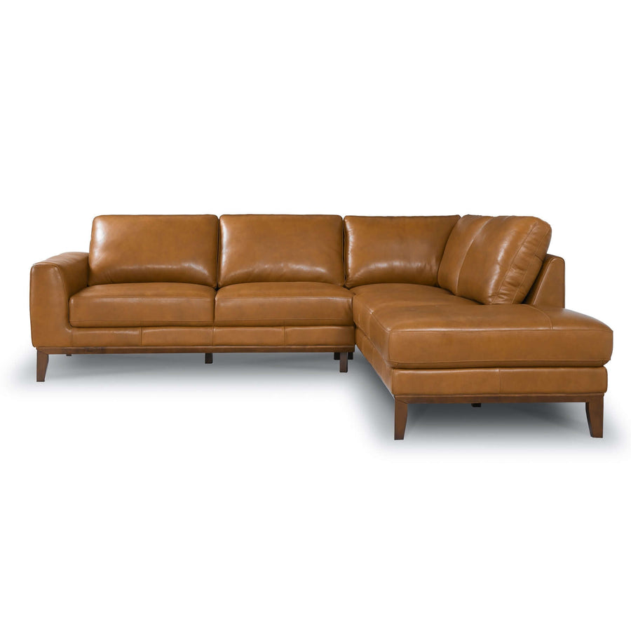 The London Leather Sectional Sofa Right Facing Era and Style Inspired Home Décor 4