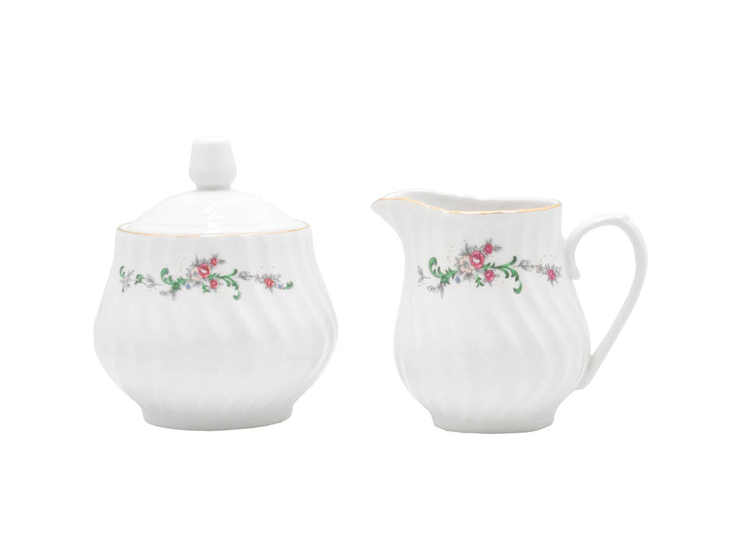 Limited Edition Vintage Bloom Sugar & Creamer Set