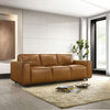 The Hanky Geniune Tan Leather Sofa Era and Style Inspired Home Décor 1