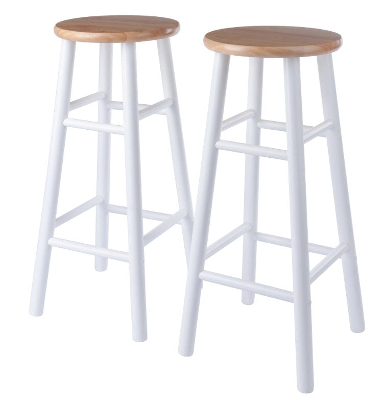 Set of 2 Element Bar Stools (Multiple Colors)