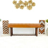 The Cameron Tan Leather Bench Era and Style Inspired Home Décor 6