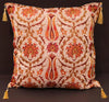 Suzani Tulip Chenille Turkish Decorative Pillow