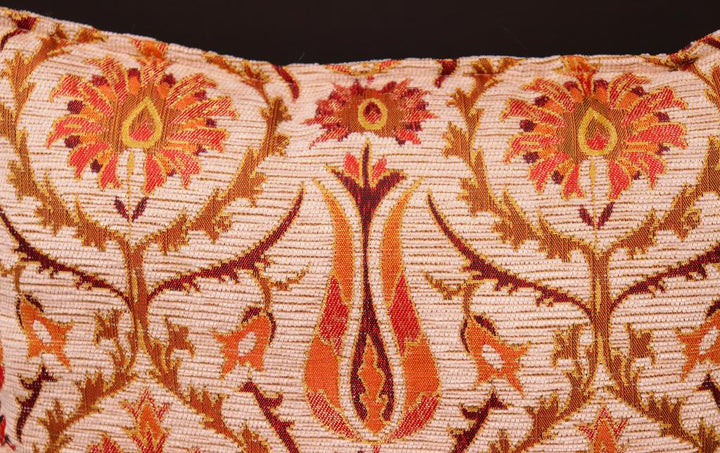 Suzani Tulip Chenille Turkish Decorative Pillow