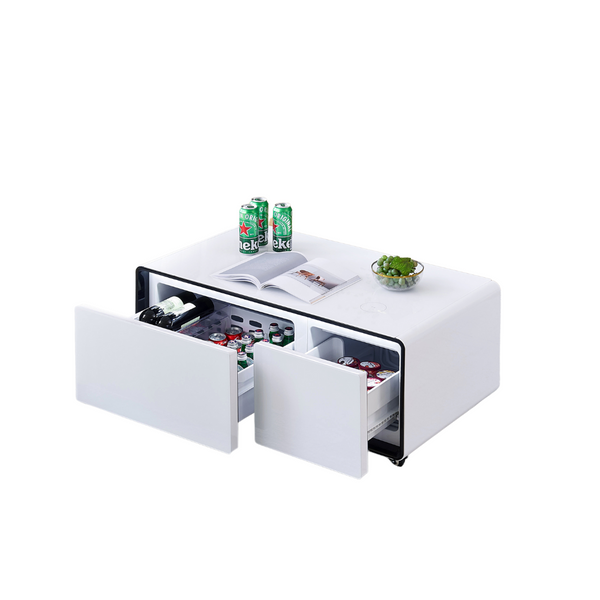 Multifunctional Smart Coffee Table with Fridge