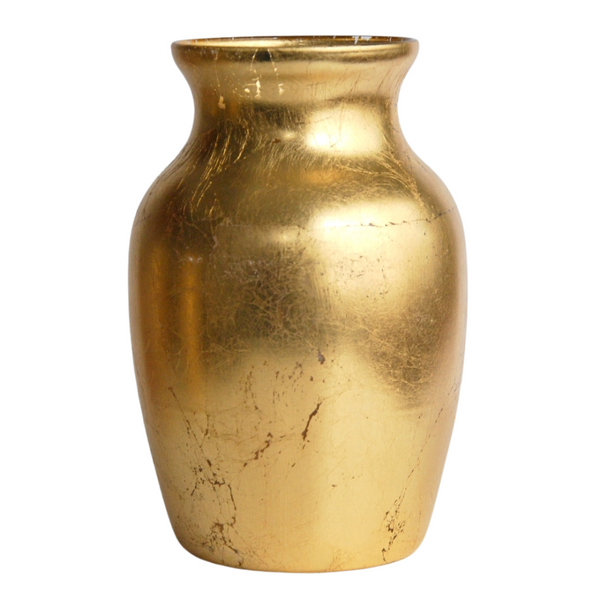 Greek Style Gold Flower Vase