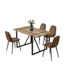 Dining Table and 4 Modern Dining Chairs Set