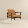 The Brandon Antique Tan Leather Lounge Chair Era and Style Inspired Home Décor 7