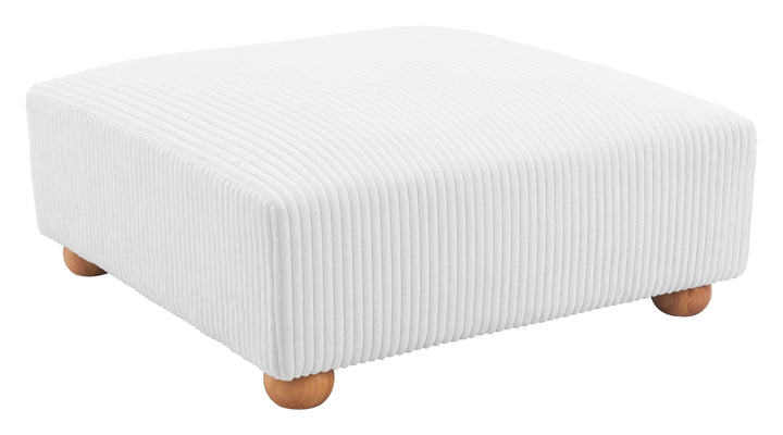 The Tayte Ottoman White  Era and Style Inspired Home Decor 1