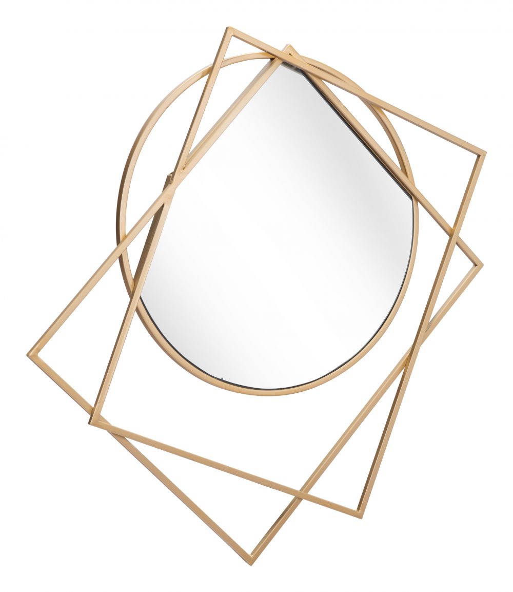 The Vertex Mirror Gold  Era and Style Inspired Home Decor 1