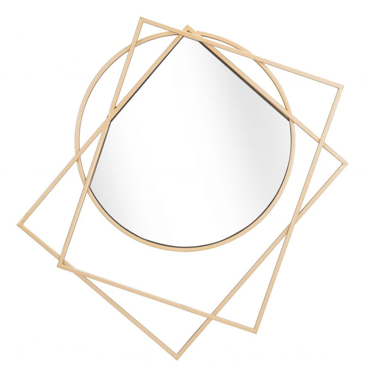 The Vertex Mirror Gold  Era and Style Inspired Home Decor 1