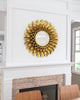 The Sunflower Round Mirror Gold  Era and Style Inspired Home Decor 1