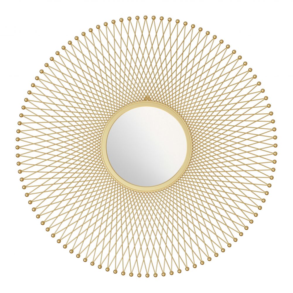 The Glow Round Mirror Gold  Era and Style Inspired Home Decor 1