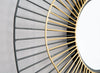 The Comet Round Mirror Black & Gold  Era and Style Inspired Home Decor 1