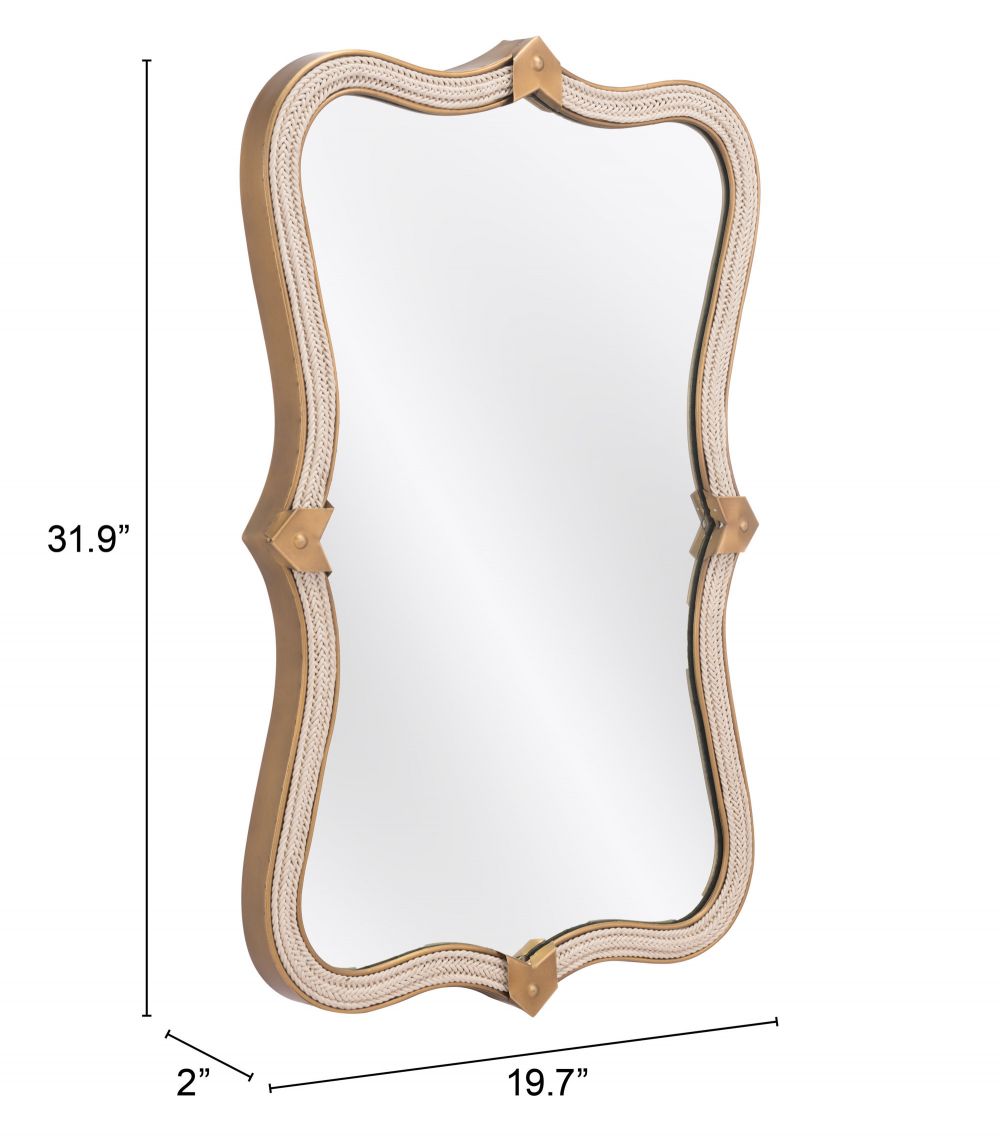 The Hillegass Mirror Brass  Era and Style Inspired Home Decor 1