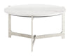 The Barmas Coffee Table White & Silver  Era and Style Inspired Home Decor 1