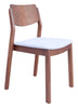 The Desdamona Dining Chair (Set of 2) Light Gray & Walnut  Era and Style Inspired Home Decor 1