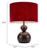 The Shobu Table Lamp Red  Era and Style Inspired Home Decor 1