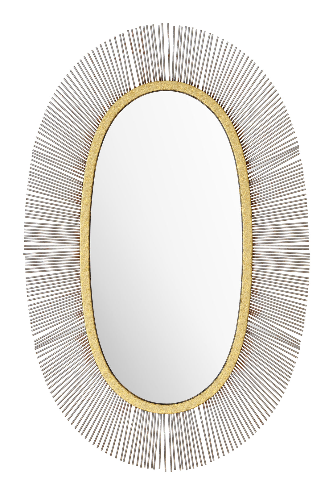 The Juju Oval Mirror Black & Gold  Era and Style Inspired Home Decor 1