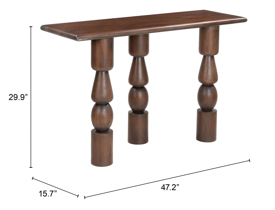 The Split Console Table Brown  Era and Style Inspired Home Decor 1