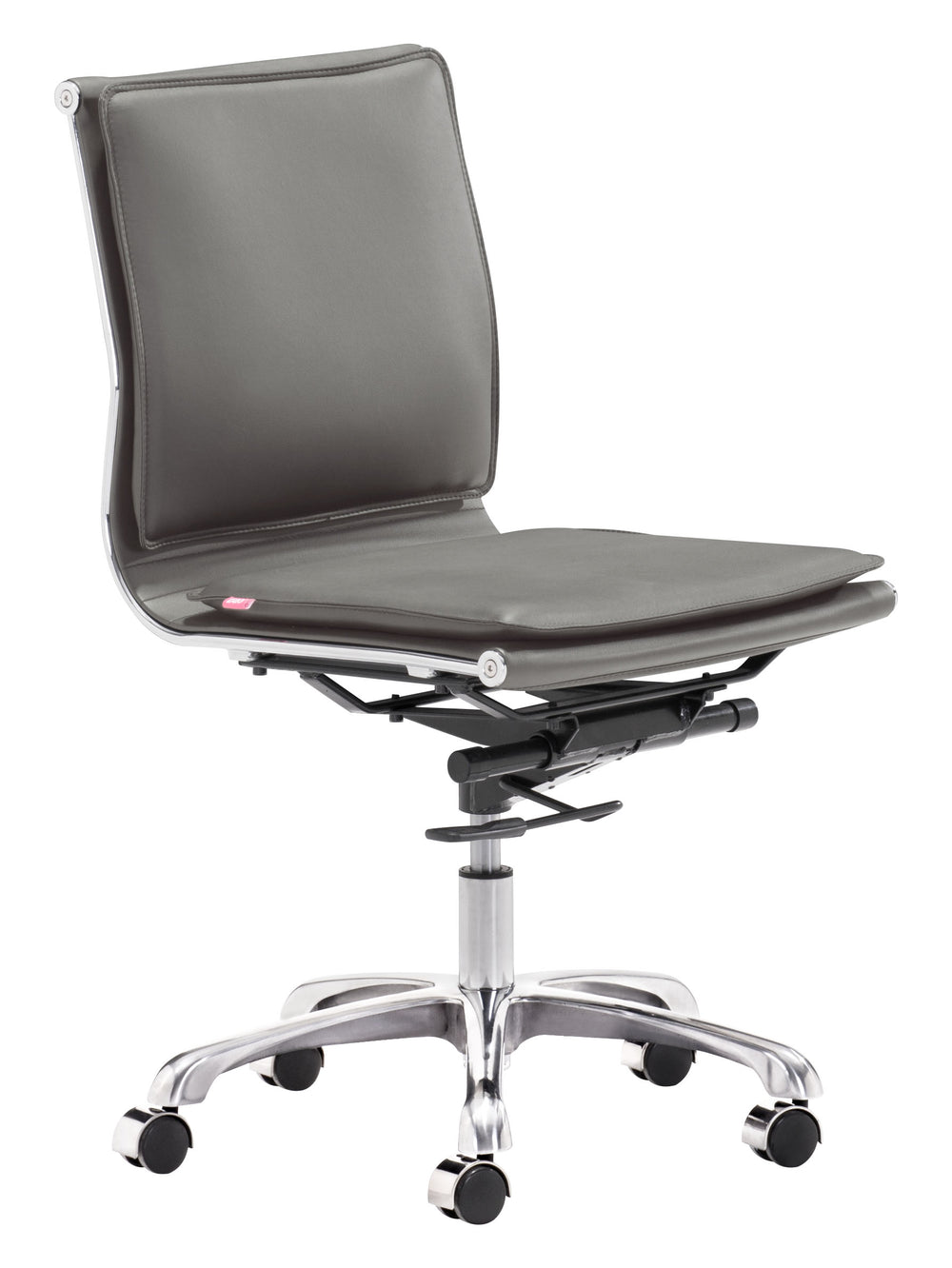 The Lider Plus Armless Office Chair Gray  Era and Style Inspired Home Decor 1