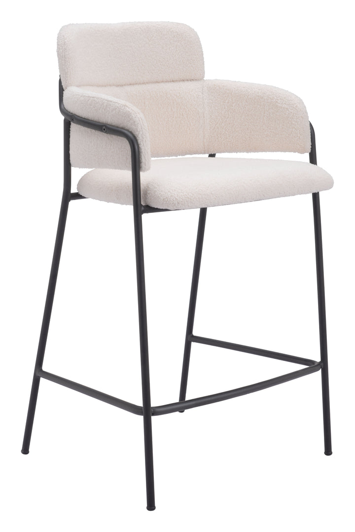 The Marcel Counter Stool (Set of 2) Cream  Era and Style Inspired Home Decor 1