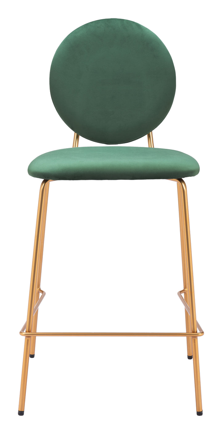 The Odessa Counter Stool (Set of 2) Green & Gold  Era and Style Inspired Home Decor 1