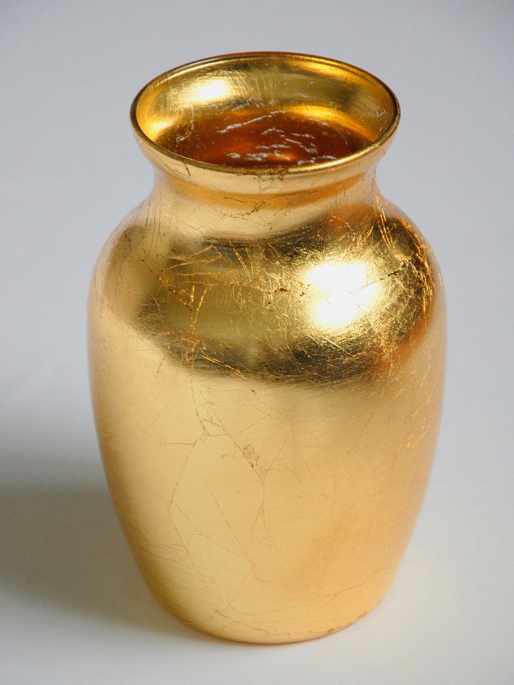 Greek Style Gold Flower Vase