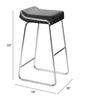 The Wedge Barstool (Set of 2) Black  Era and Style Inspired Home Decor 1