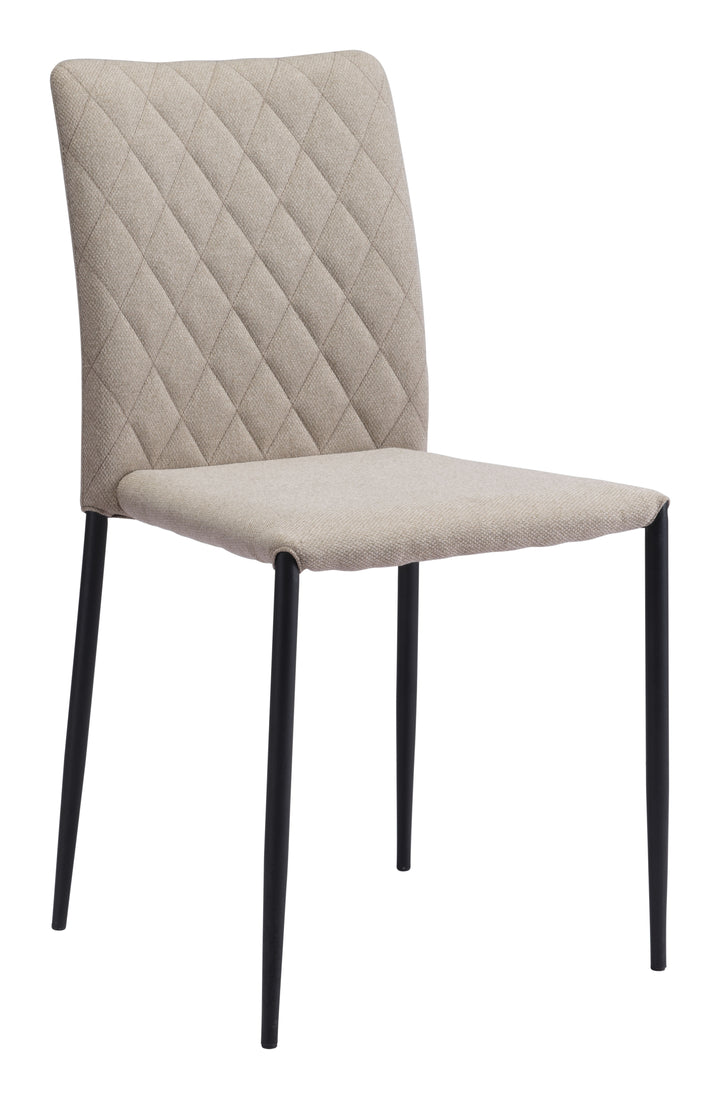 The Harve Dining Chair (Set of 2) Beige  Era and Style Inspired Home Decor 1